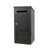 Parcel Delivery Drop Box Mailbox - Secure Home Package Locker 38x38x90cm Black