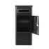 Parcel Delivery Drop Box Mailbox - Secure Home Package Locker 38x38x90cm Black