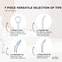 7 Dental Tips Replacement Nozzles for Jet Water Flosser M02