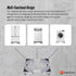 Tooleroo Washing Machine Stand - 300Kg Adjustable Wheeled Fridge Appliance Base