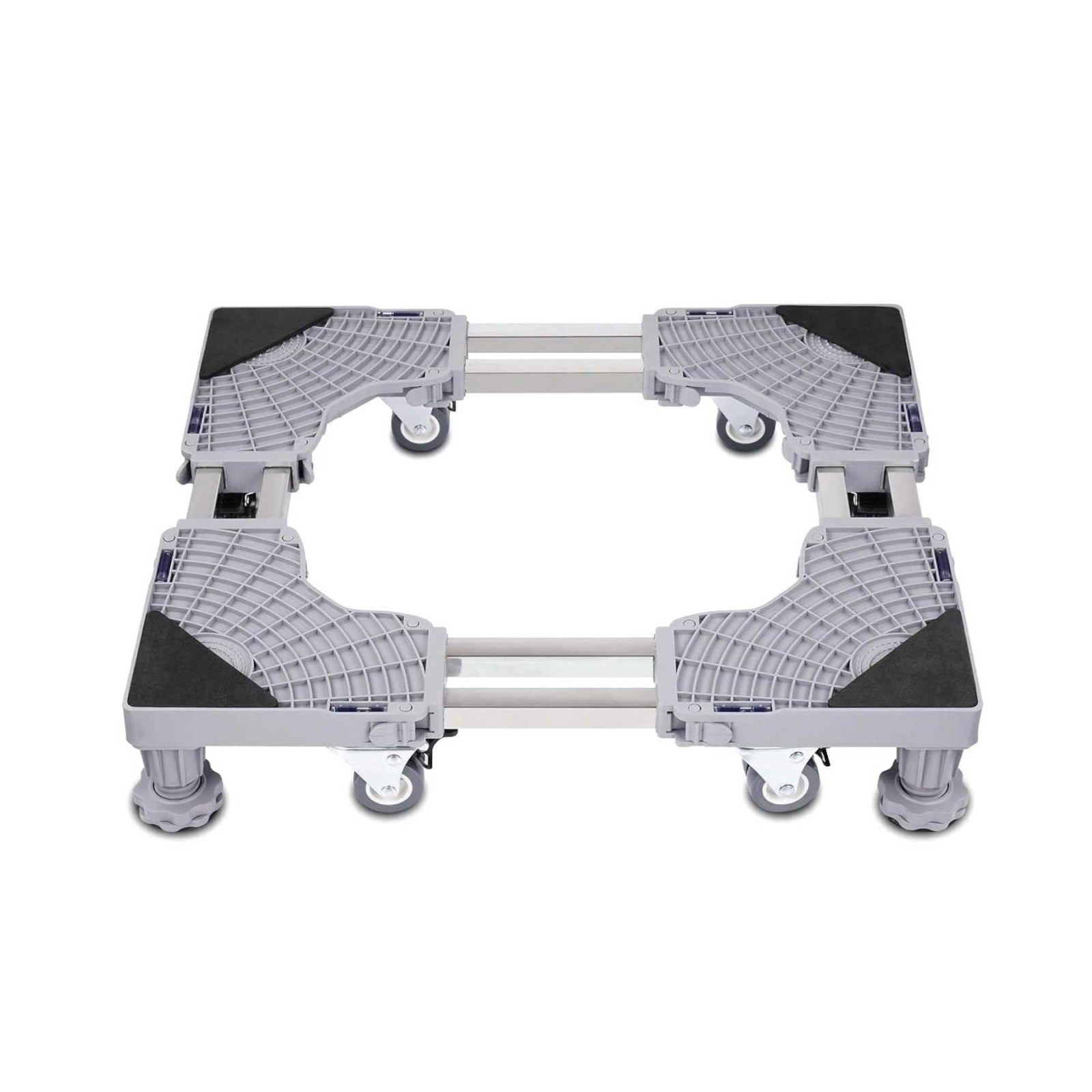Adjustable Appliance Base Stand for Washing Machine with Locking Wheels