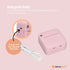 Portable Mini Printer Pink - Inkless Bluetooth Phone Pocket Thermal Printing