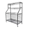 Social Hike Sports Equipment Storage Organiser Trolley on Wheels for Garage