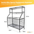 Social Hike Sports Equipment Storage Organiser Trolley on Wheels for Garage