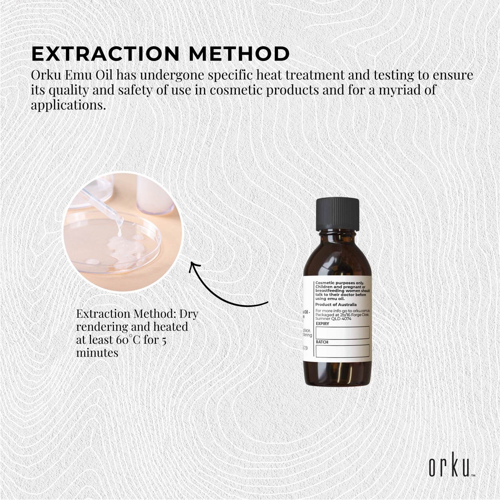 10ml Pure Emu Oil - Natural Undiluted Australian Dromaius Novaehollandiae