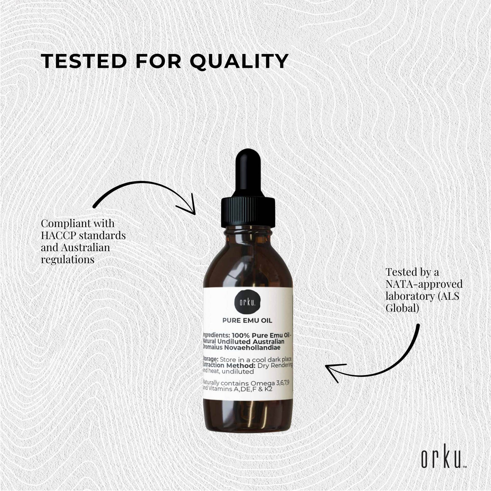 25ml Pure Emu Oil with Dropper - Undiluted Natural Dromaius Novaehollandiae