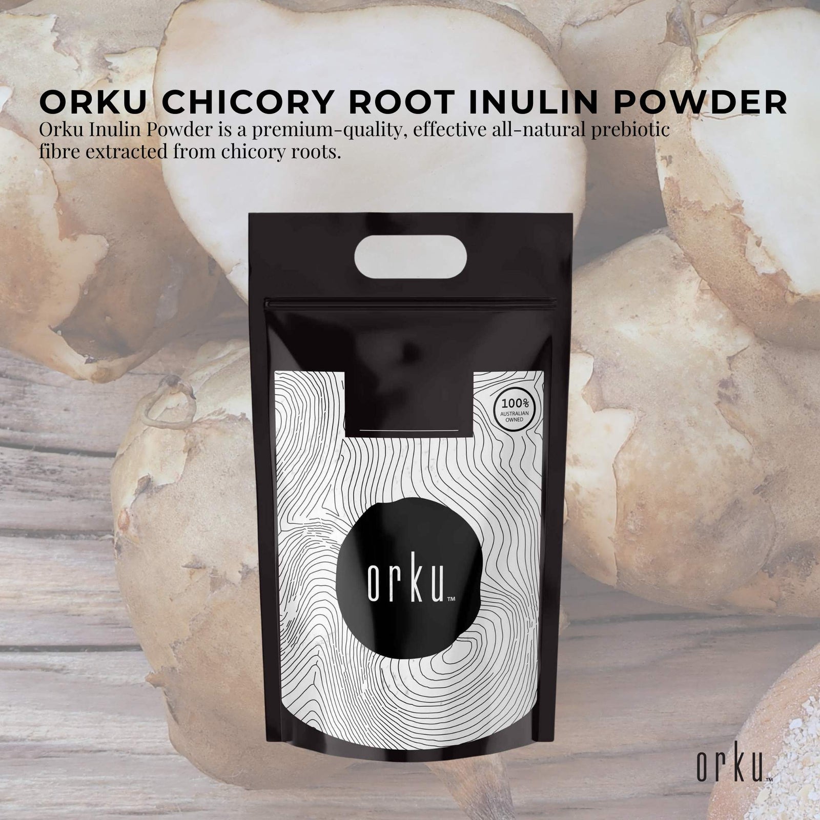 5Kg Chicory Root Inulin Powder - Unflavoured Natural Prebiotic Fibre