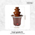 Kitchee 3 Tier Mini Chocolate Fountain Fondue Electric Machine