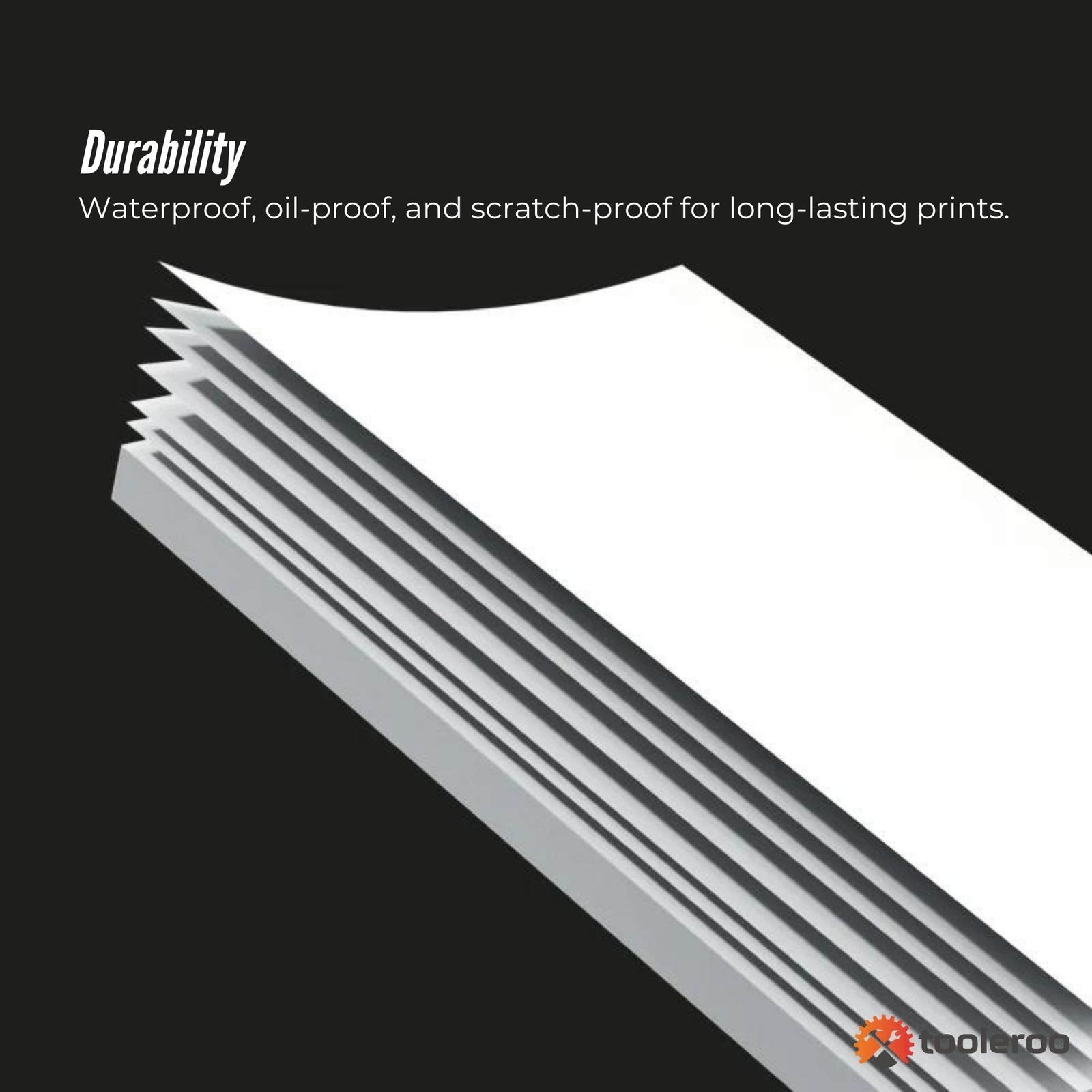 100x Sheets A4 Thermal Printer Paper White - BPA Free