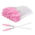 Disposable Mascara Wands Spoolies 50PCS - Pink