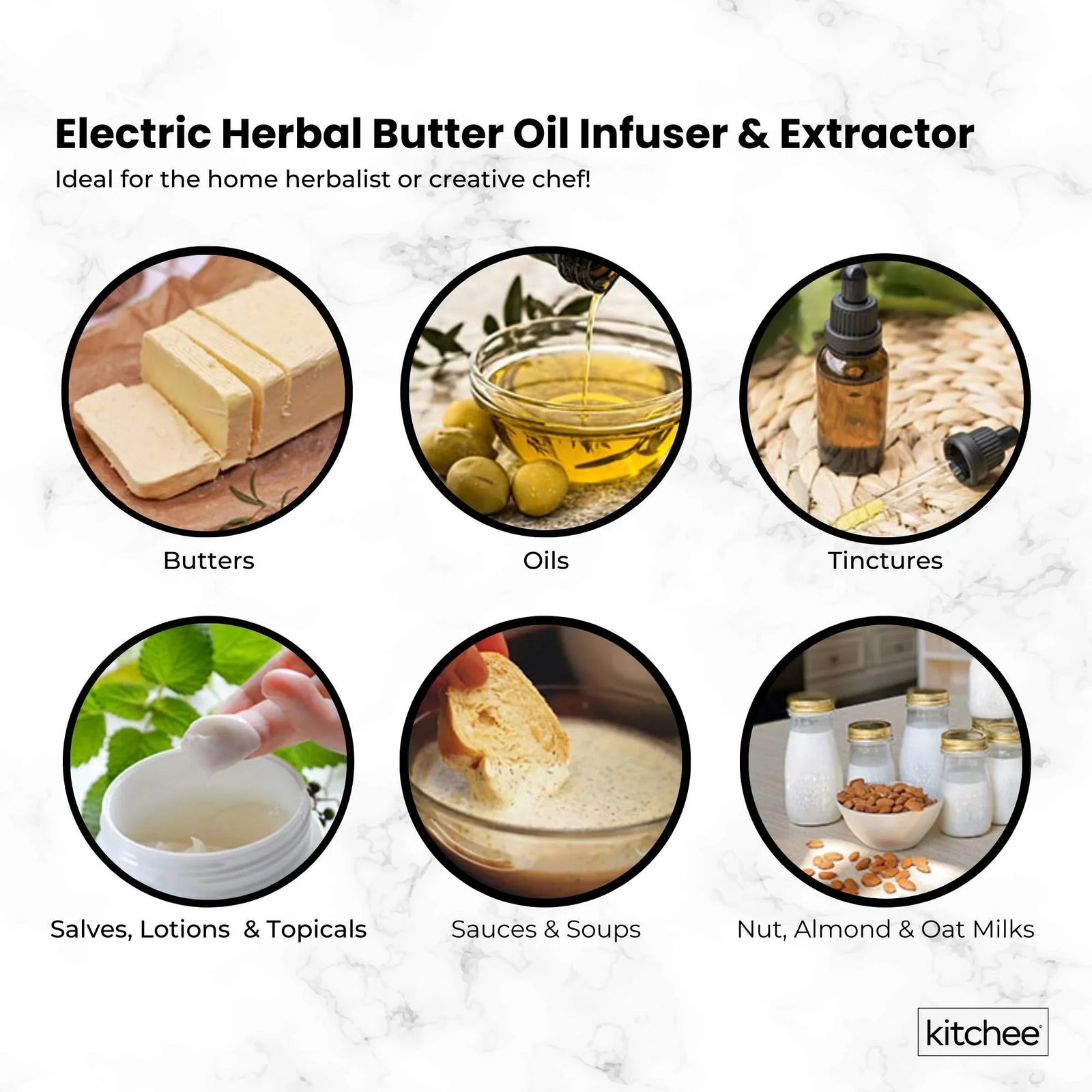 Electric Butter Oil Herbal Infuser & Extractor + Decarboxylator Machine