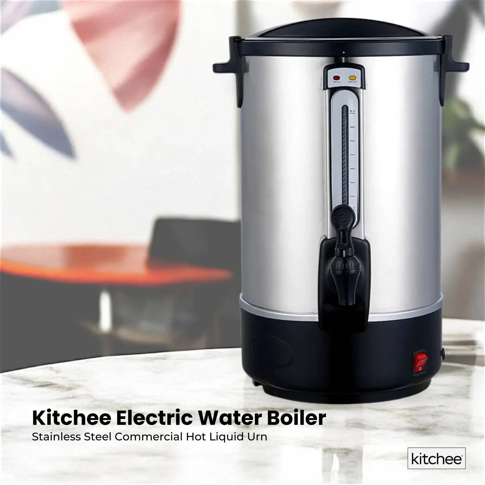 10L Electric Water Boiler - Stainless Steel Commercial Hot Liquid Urn