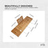 Bamboo Bath Tray Caddy Adjustable - Spa Book Wine + Accessories Holder