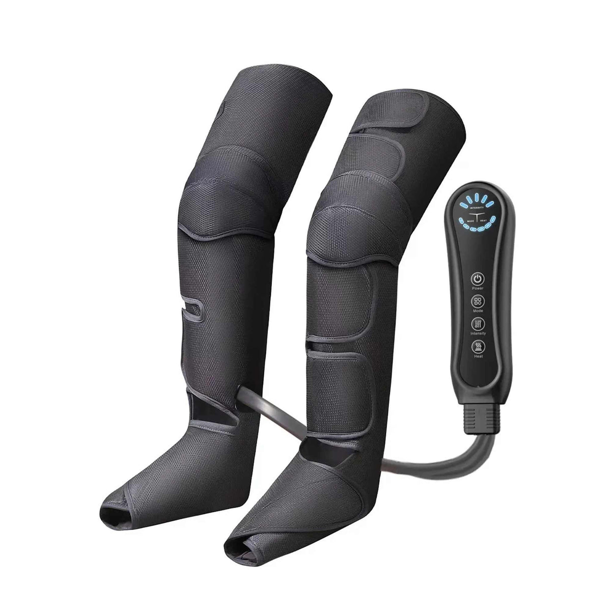 Air Compression Leg Knee Foot Massager with Heat - Relaxation Recovery