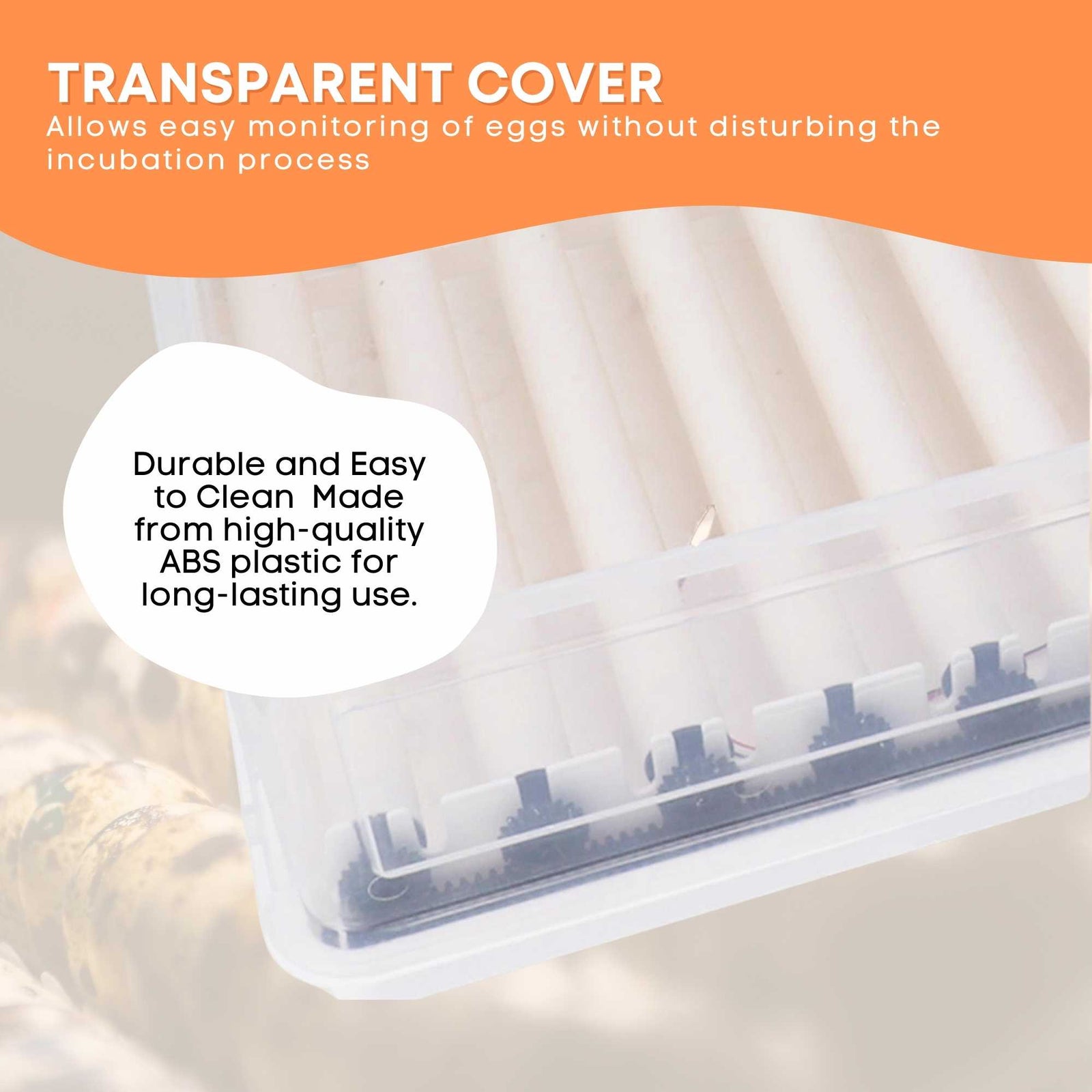 Automatic 48 Egg Incubator - Electric Digital Turning Chicken Quail Duck Hatching