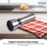 Stainless Steel Salt Pepper Spice Grinder Mill - Adjustable Coarseness