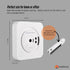 Wall Mountable CD Player Speaker - Bluetooth HiFi FM Radio White