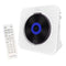 USB Rechargeable Desktop CD Player Speaker – Bluetooth Portable White