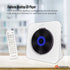 USB Rechargeable Desktop CD Player Speaker – Bluetooth Portable White