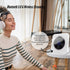 USB Rechargeable Desktop CD Player Speaker – Bluetooth Portable White