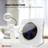 USB Rechargeable Desktop CD Player Speaker – Bluetooth Portable White