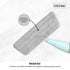 Kitchee Refillable Spray Floor Mop with Reusable & Washable Multi-Surface Microfibre Pad