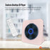 USB Rechargeable Desktop CD Player Speaker – Bluetooth Portable Pink