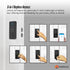 Tooleroo Digital Smart Door Lock Keypad - 5-in-1  Home Entry Security System