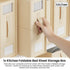 1x  Foldable Bed Sheet Storage Box - Linen and Closet Organiser Beige