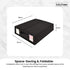 1x Kitchee Foldable Bed Sheet Storage Box – Linen & Closet Organiser Black