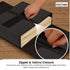 4x Kitchee Foldable Bed Sheet Storage Box – Linen & Closet Organiser Black