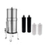 23L Gravity Benchtop Water Filter System with Gauge - Stainless Steel
