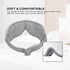 Rechargeable Eye Massager - Heat Compression Vibration Bluetooth White