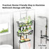 3 Tier Shower Caddy Over Door Bathroom Hanging Shelf Storage Rack Black