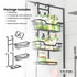 3 Tier Shower Caddy Over Door Bathroom Hanging Shelf Storage Rack Black