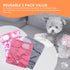 Female Dog Diapers XSmall 3Pk - Washable Reusable Nappy Hook/Loop
