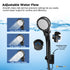 Portable Camping Shower Kit - 6000MAh Outdoor Rechargeable Pump LED