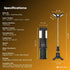 Rechargeable Telescopic Camping Light - Outdoor LED 20W Lantern