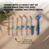 600ml Water Flosser Electric Dental Oral Irrigator 10 Pressure Settings 7 Tips