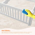 Rooster Farms 1.48m PVC Dog Play Pen Extension for Whelping Box 3 Side Enclosure