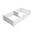 Rooster Farms 2.3m x 1.15m PVC Dog Whelping Box + Playpen Kit - Anti-Crush Rail