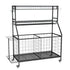 Social Hike Sports Equipment Storage Organiser and Side Rack Garage Trolley