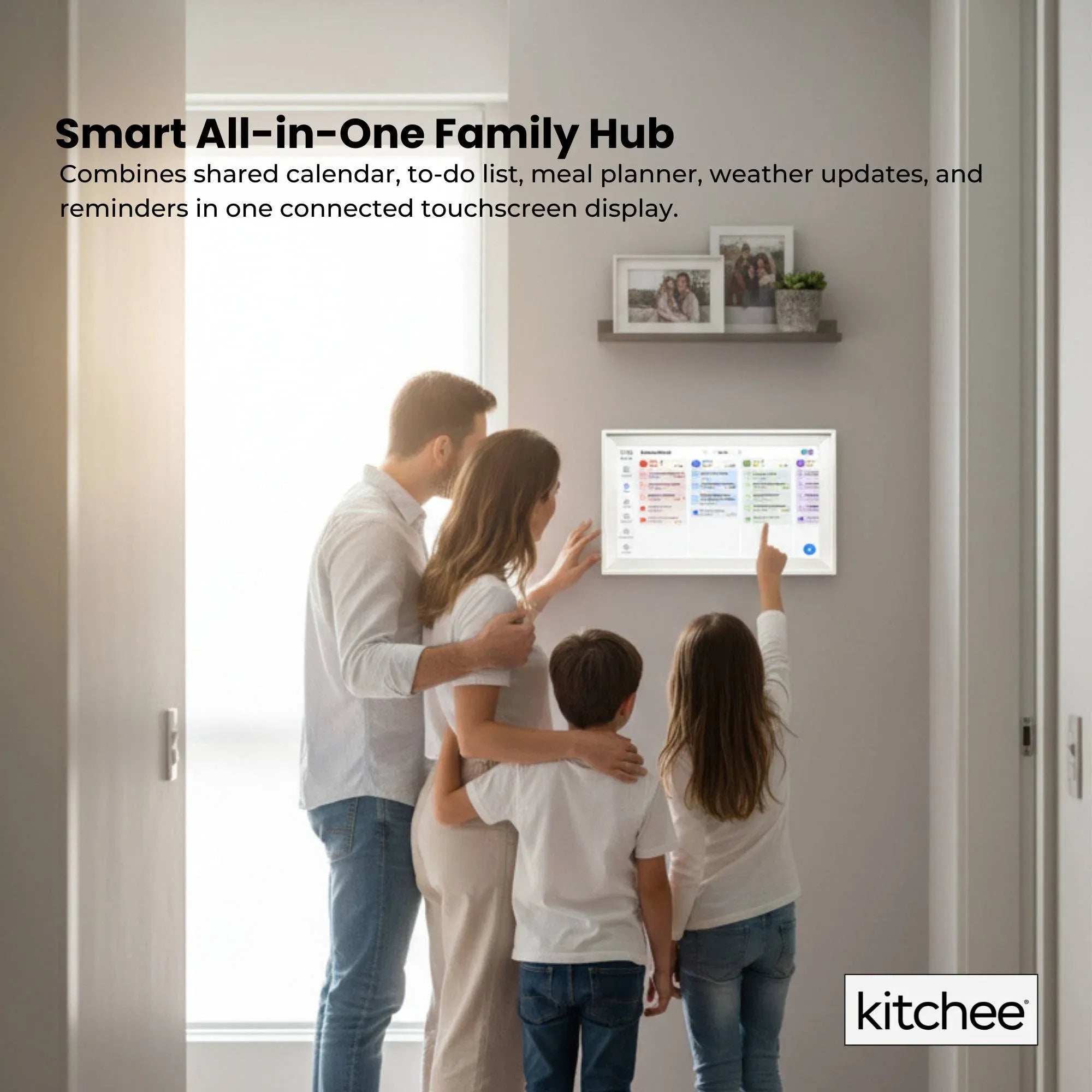 10" Digital Calendar Smart Family Planner - 25.5cm Touchscreen White