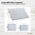 Puzzle Board 1000 pcs - Felt Tilting Portable Cover + Drawers Silver