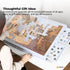 Puzzle Board 1000 pcs - Felt Tilting Portable Cover + Drawers Silver
