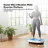 55cm Vibration Plate Machine Full Body Exercise Platform 200W Blue
