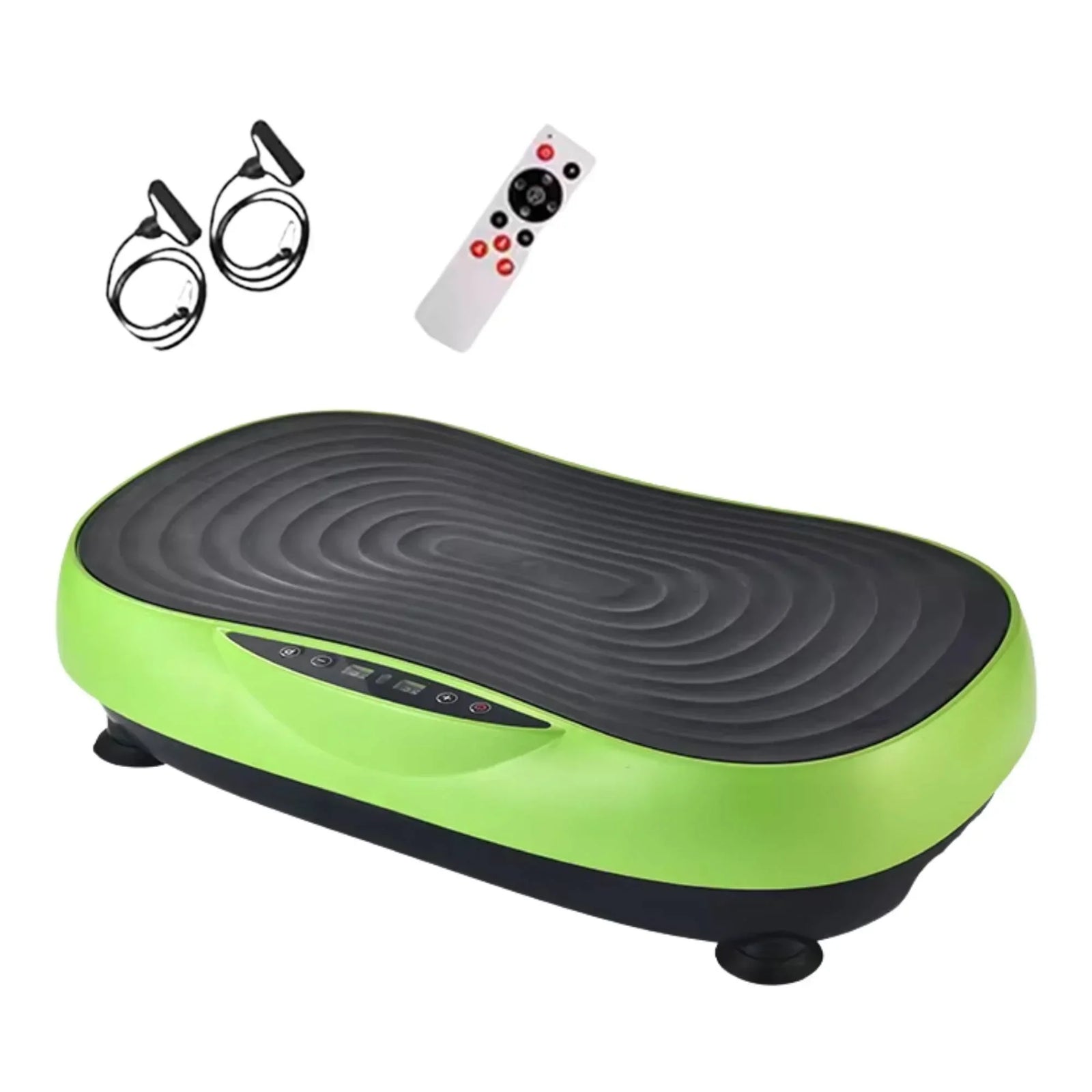 Social Hike 55cm Vibration Plate Machine Full Body Exercise Platform 200W Green