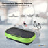 Social Hike 55cm Vibration Plate Machine Full Body Exercise Platform 200W Green