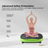 Social Hike 55cm Vibration Plate Machine Full Body Exercise Platform 200W Green