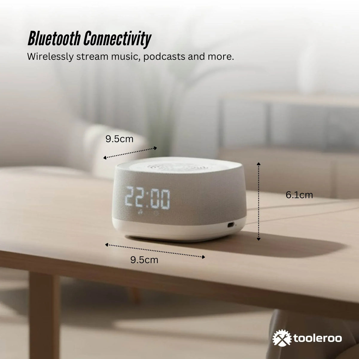 White Noise Machine Speaker - Bluetooth Night Light Sleep Sound